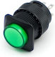On-Off switch Pushbutton with Lighting Green 1pcs