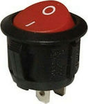 Mini On-Off switch Rocker Red 1pcs