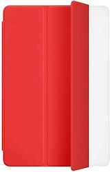 Slim Flip Cover Piele artificială Roșu (Galaxy Tab A7 Lite) 8486
