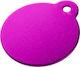 Identificator Câine Circular Violet Metalic