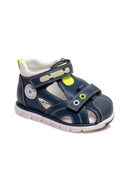 Weestep Shoe Sandals Lime Anatomic Blue