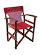 Politishome Director Chair Cover Burgundy 79x79cm