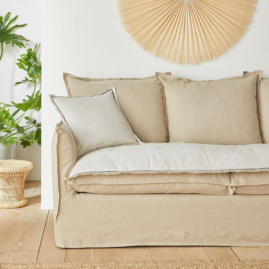 La Redoute Interieurs Palette Bench Cushion Beige 180x60cm