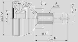 Open Parts Joint Kit for Fiat Bravo Open Parts Joint Kit for Fiat Bravo