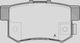 Open Parts Brake Pad for Honda CR-V