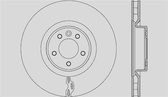 Open Parts Спирачни дискове 1бр за Land Rover Рейндж Роувър