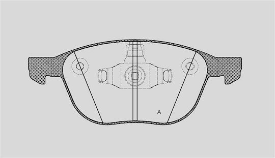 Open Parts Σετ Τακάκια για Ford Kuga