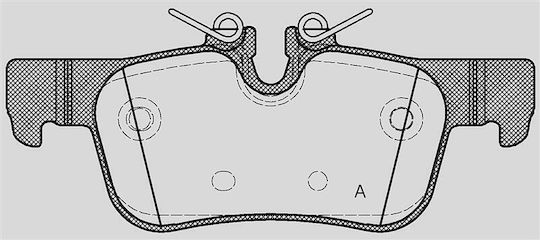 Open Parts Σετ Τακάκια για Mazda 2