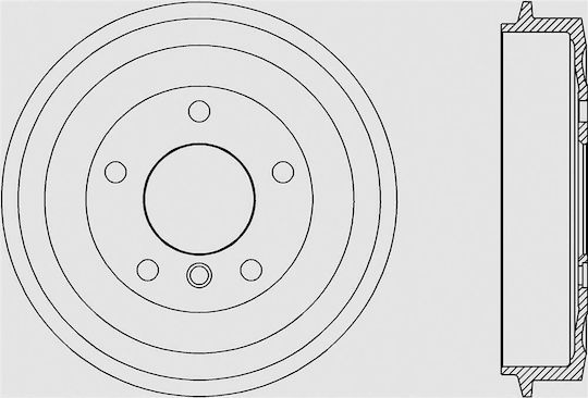 Open Parts Brake Drums for BMW E36