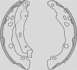 Open Parts Комплект Спирачни Обувки Open Parts Комплект Спирачни Обувки