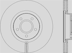 Open Parts Bremsscheiben 1Stück für Ford Schwerpunkt Volvo V40