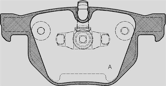 Open Parts Σετ Τακάκια για BMW E90 Mazda 3