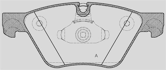 Open Parts Σετ Τακάκια για BMW F10 Mazda 5
