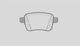Open Parts Brake Pad for Opel Adam
