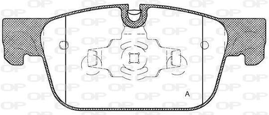 Open Parts Σετ Τακάκια για Volvo S90