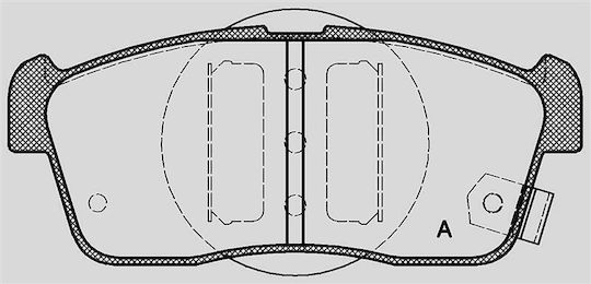 Open Parts Σετ Τακάκια για Daihatsu Cuore Suzuki Celerio