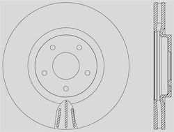 Open Parts Bremsscheiben 1Stück für Nissan Juke Renault Koleos