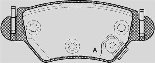 Open Parts Σετ Τακάκια για Mercedes-Benz S