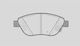 Open Parts Brake Pad for Fiat 500L