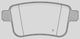 Open Parts Brake Pad for Mercedes-Benz Citan Renault Kangoo
