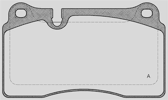 Open Parts Brake Pad for Volkswagen Touareg