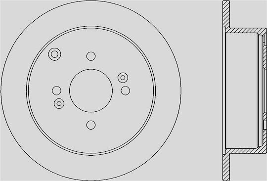 Open Parts Спирачни дискове 1бр за Hyundai Getz / Accent