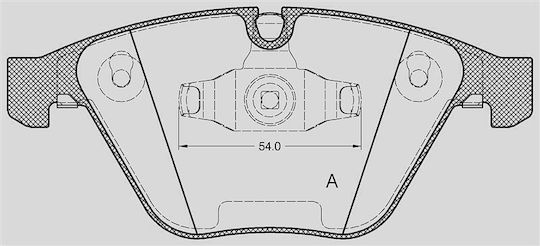 Open Parts Σετ Τακάκια για BMW E90 Mazda 3