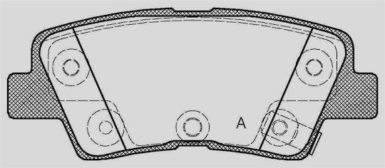Open Parts Спирачна накладка за Hyundai i20