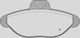 Open Parts Brake Pad for Fiat Cinquecento Mercedes-Benz 170 / S