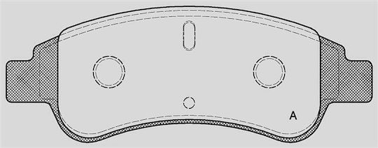 Open Parts Brake Pad for Citroen Berlingo Peugeot 208
