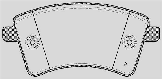 Open Parts Σετ Τακάκια για Mercedes-Benz Citan Renault Kangoo