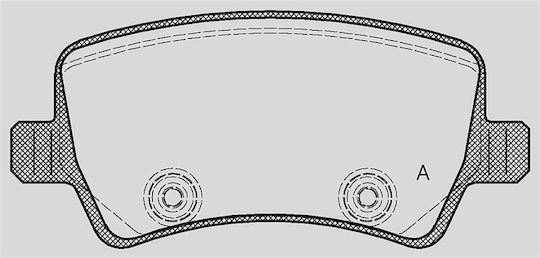 Open Parts Σετ Τακάκια για Ford S-Max Volvo S60