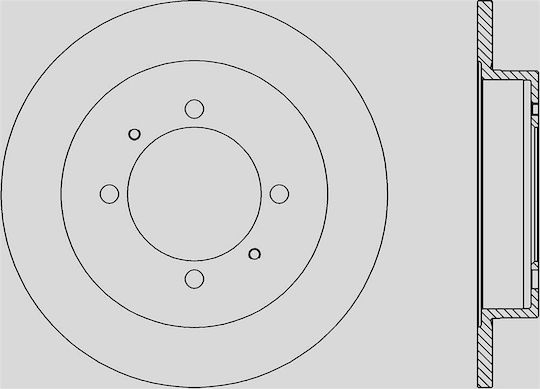 Open Parts Σετ Δισκόπλακες 1τμχ για Volvo S40