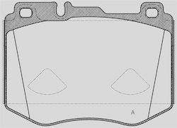 Open Parts Спирачна Накладка