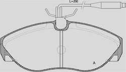 Open Parts Σετ Τακάκια Open Parts Σετ Τακάκια