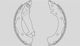 Open Parts Brake Shoe Set for Hyundai i20