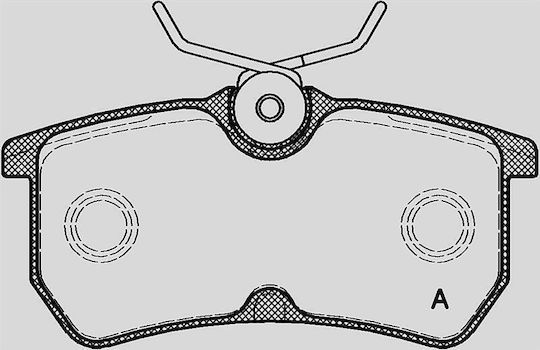Open Parts Plăcuță de frână pentru Ford Concentrare Mercedes-Benz V