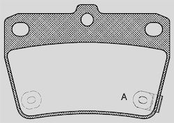 Open Parts Bremsbelag für Toyota RAV 4