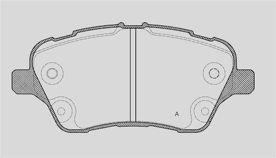 Open Parts Σετ Τακάκια για Ford B-Max