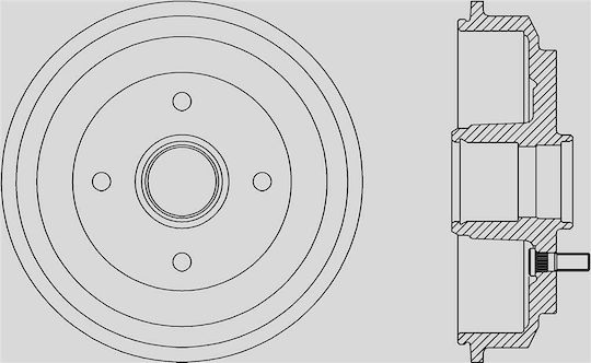 Open Parts Ταμπούρα για Ford Fiesta Mercedes-Benz V