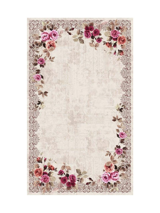 Rug Rectangular Summer Ecru