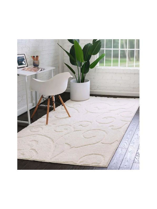 Unique Rug Rectangular White