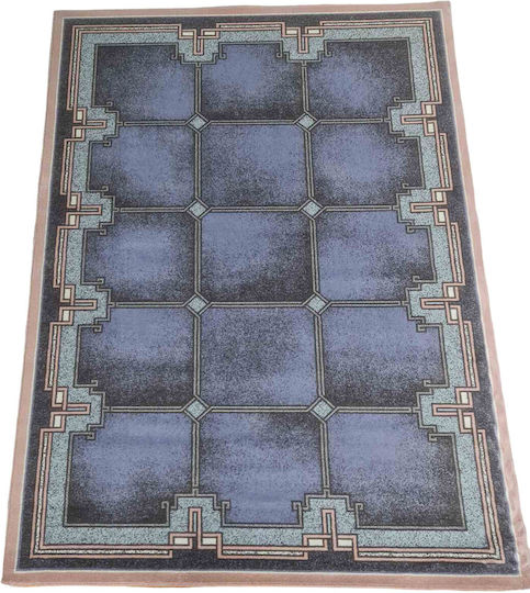 Χαλί Μάλλινο 170x240cm Μπλε