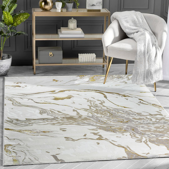 Saray Home Almira Modern Bedroom Rugs Set Gray HE793 3pcs