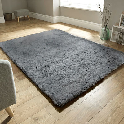 Saray Home Dubai Χαλί Ορθογώνιο Shaggy Γκρι 240x300cm