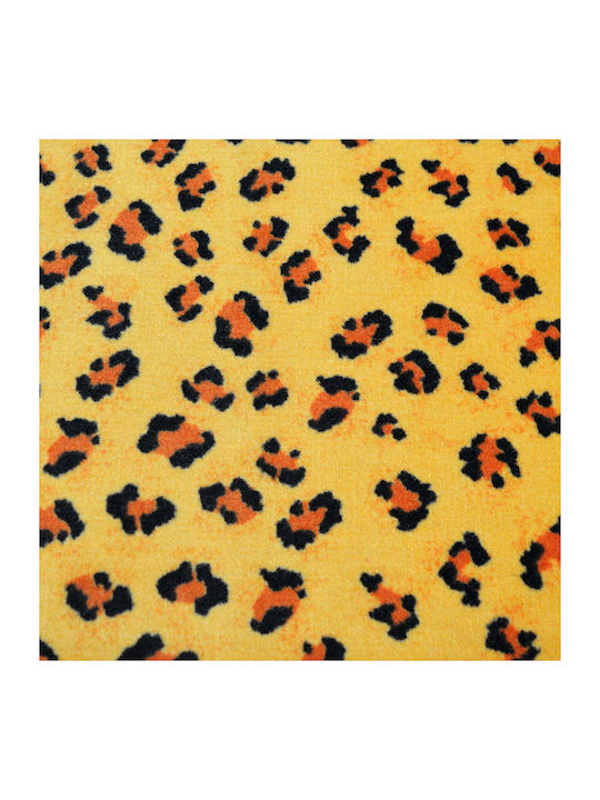Covoar Leopard Galben Tăiat La Dimensiune