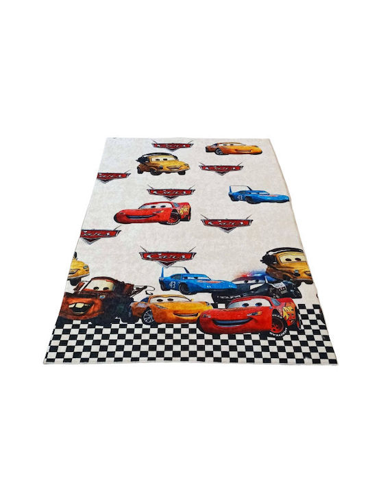 Kids Synthetic Rug Cars 160x160cm