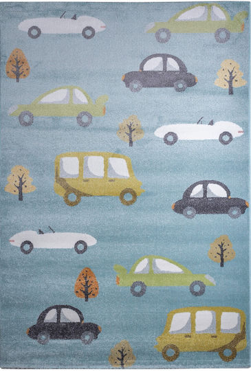 Klonaras Junior 247/grey Παιδικό Χαλί Μπλε 160x230cm