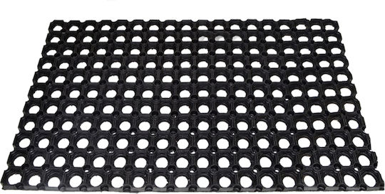 Fußmatte aus Gummi Schwarz 50x100cm