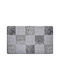 5Five Fußmatte Teppich mit rutschfester Unterlage Gray 45x75cm